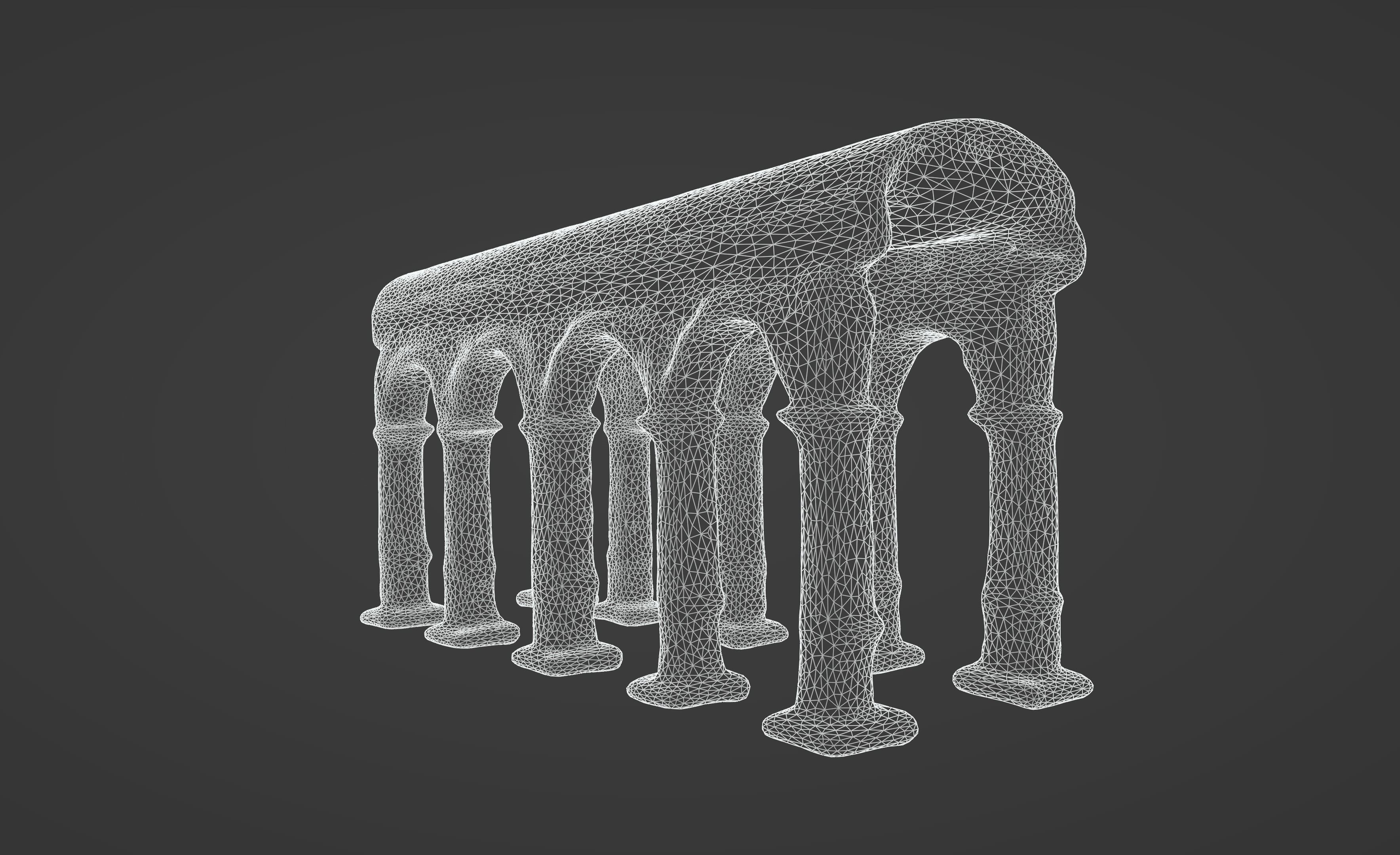 Old World Structure Artifact 3D model_10