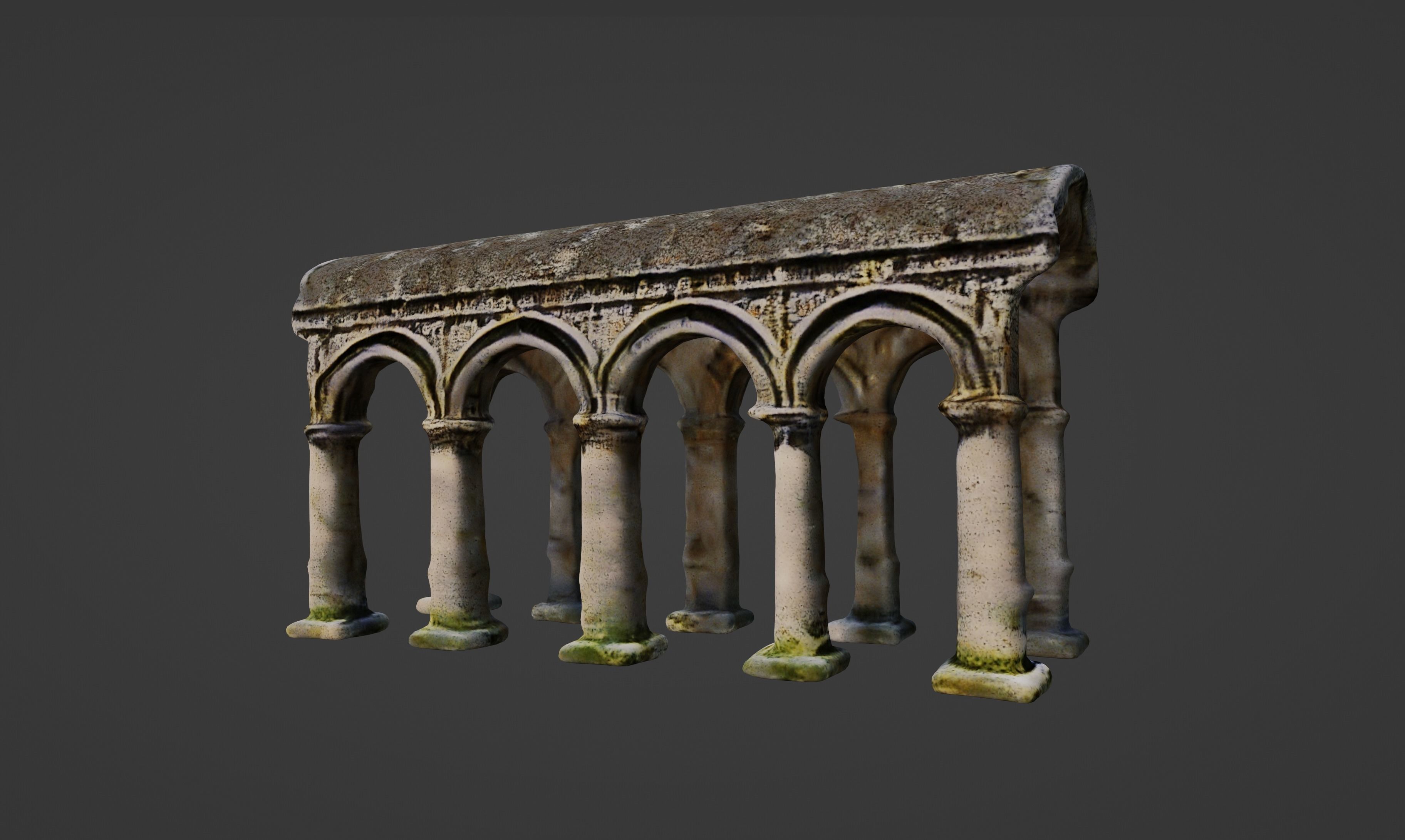 Old World Structure Artifact 3D model_6