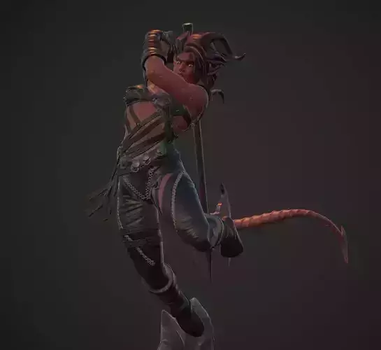 Karlach Baldurs GAte 3 3D print model