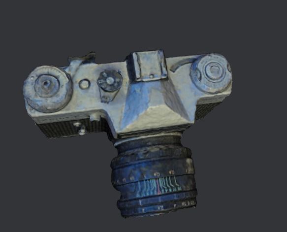 ZENIT-E analog camera 3D model_1