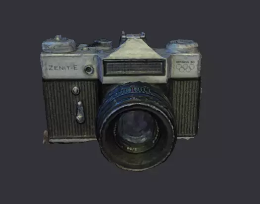 ZENIT-E analog camera 3D model_0