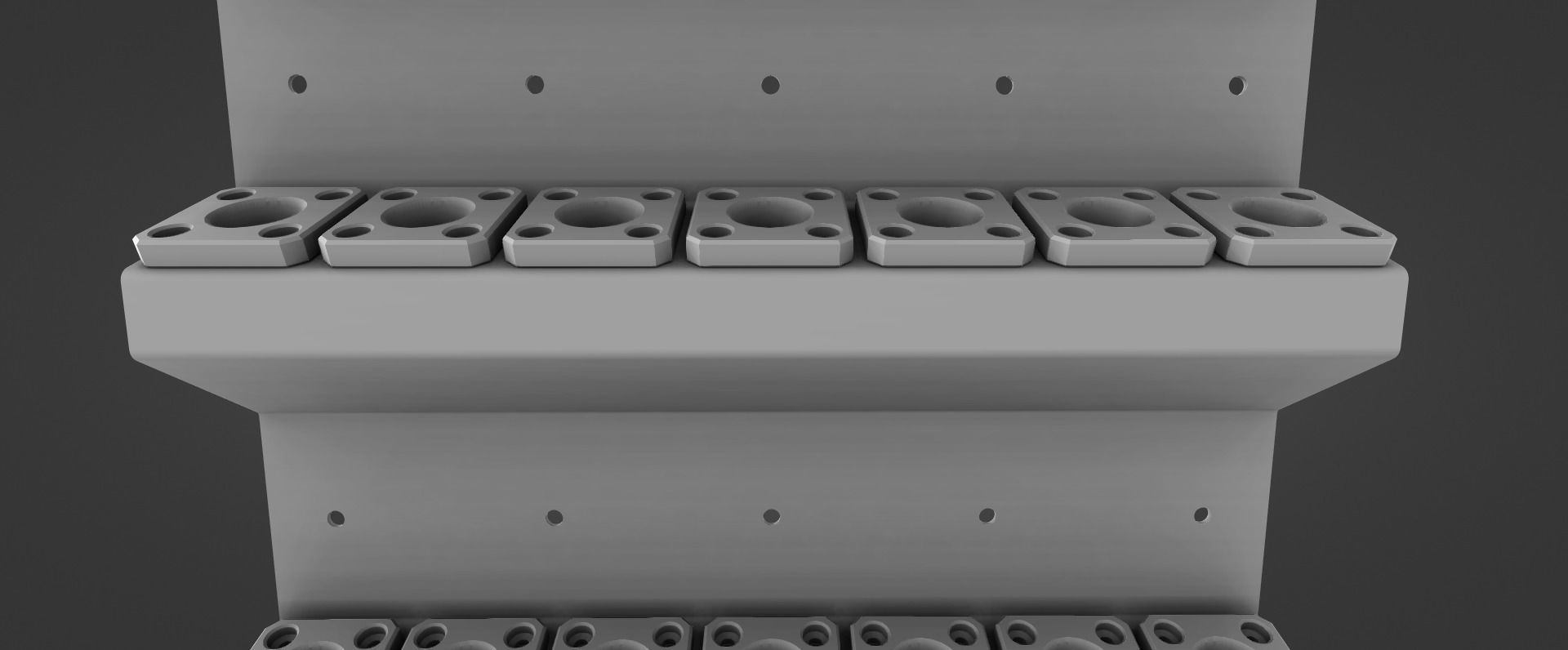 Tool Rack for Tormach TTS Style of Tools 3D print model_10