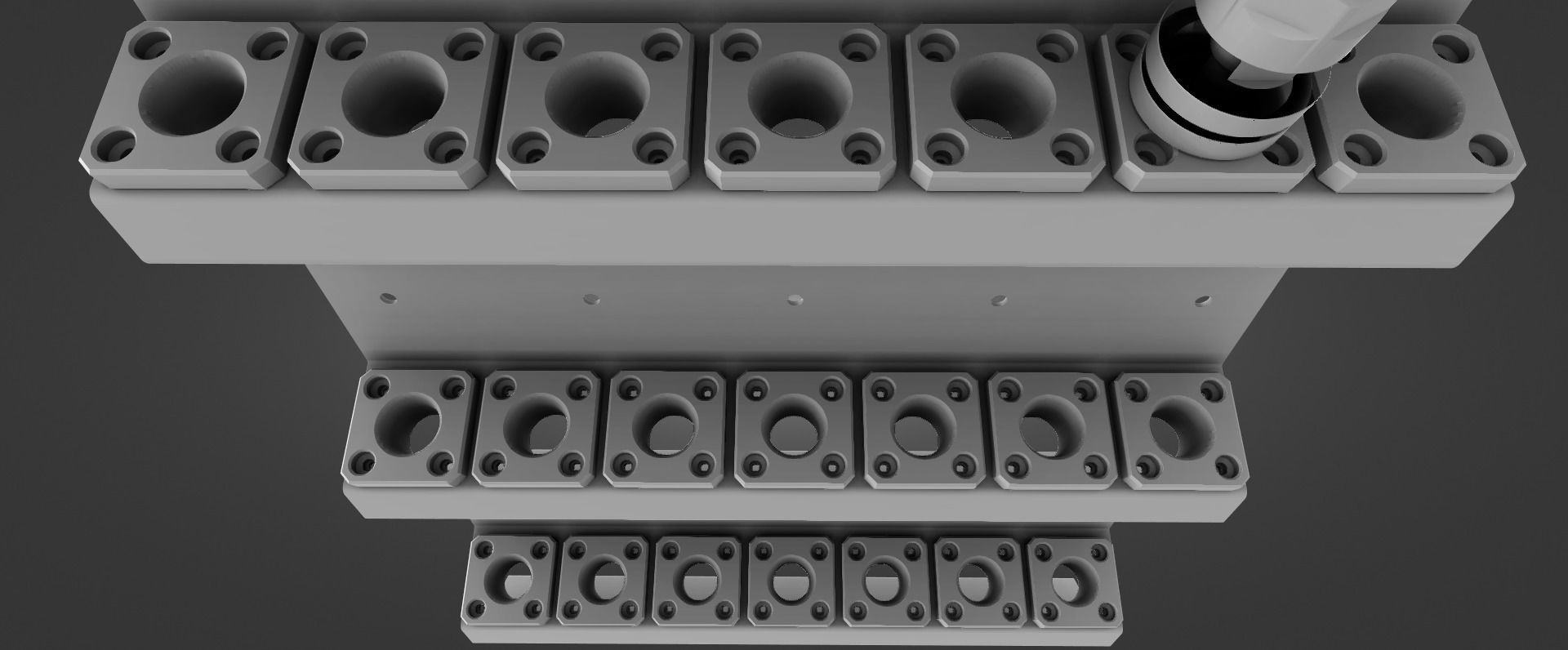 Tool Rack for Tormach TTS Style of Tools 3D print model_2