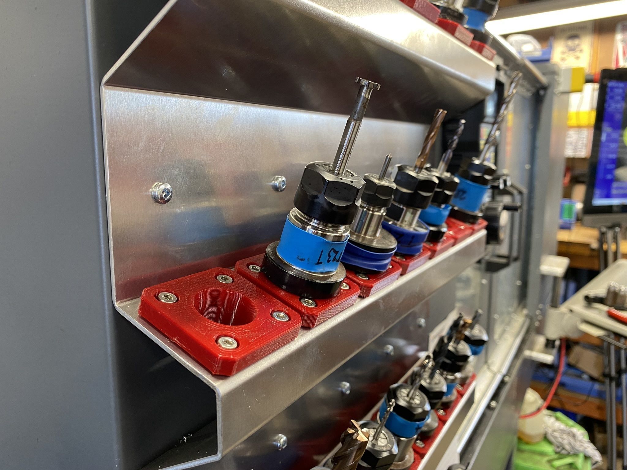 Tool Rack for Tormach TTS Style of Tools 3D print model_3