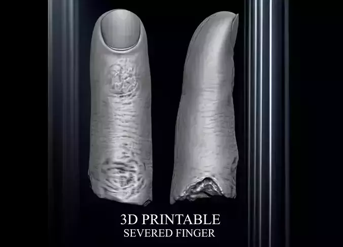 3D PRINTABLE SEVERED FINGER