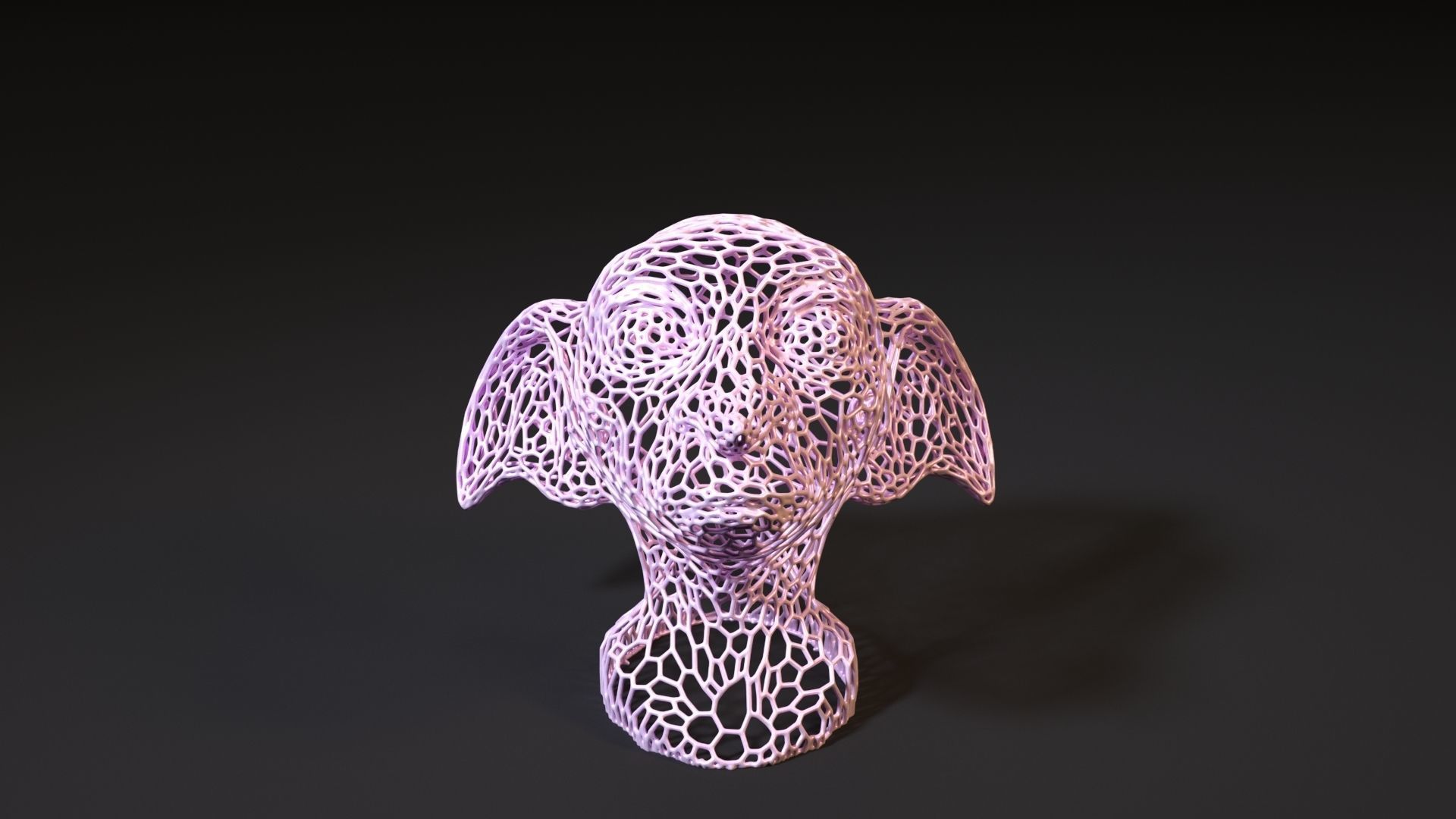 Dobby lamp 3D print model_7