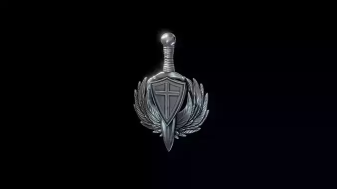 Sword of Saint Michael pendant for 3D printing
