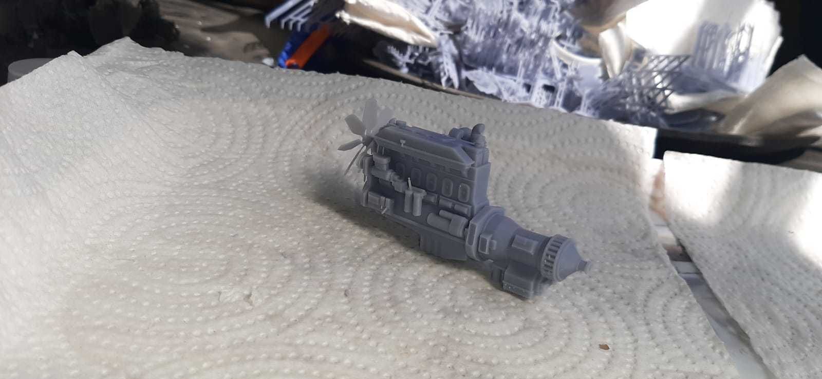 Motor Cummins 3D print model_4