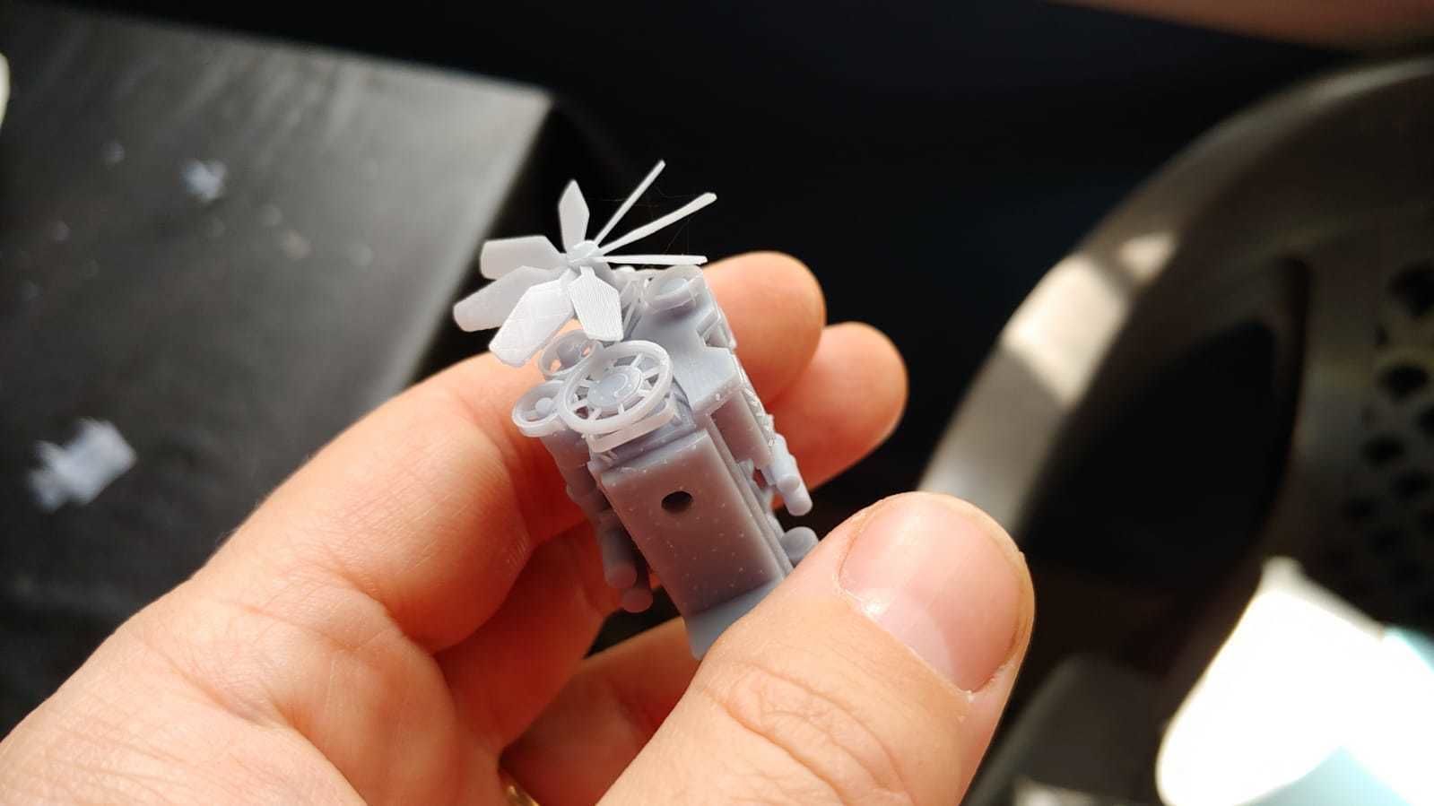 Motor Cummins 3D print model_2