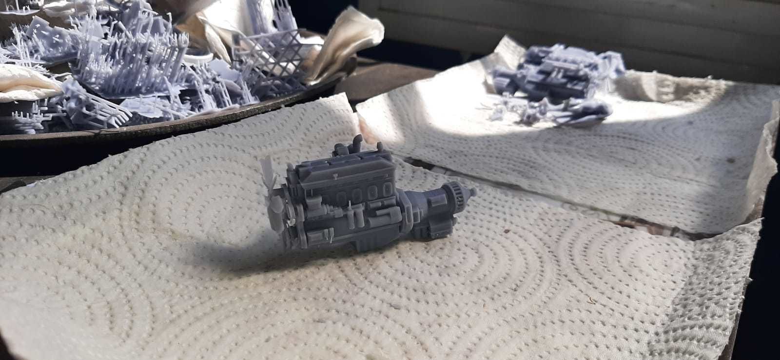 Motor Cummins 3D print model_3
