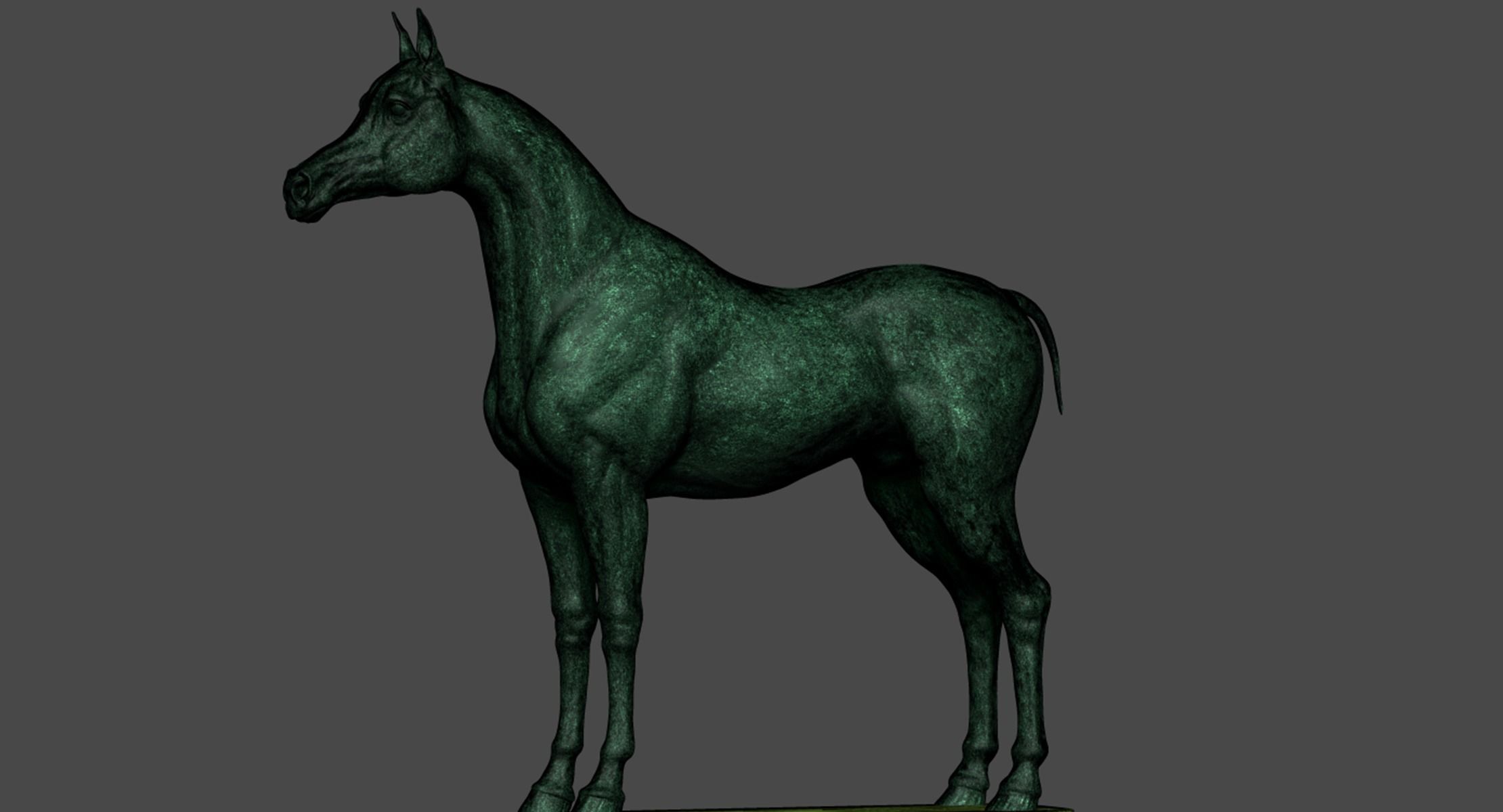 Three Horse Breeds 3D print model_17