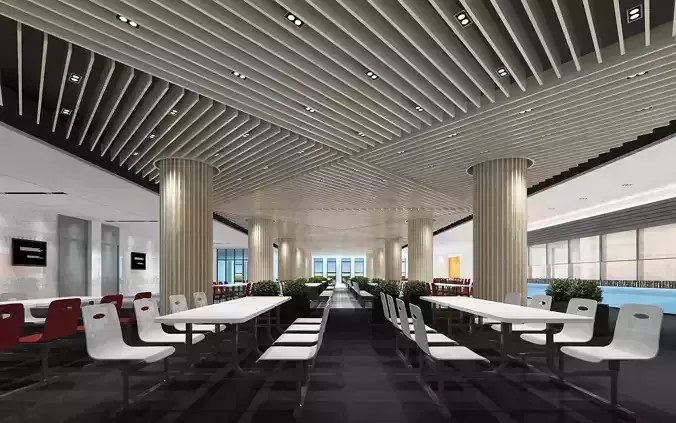 Modern catering hotel Restaurant cafeteria