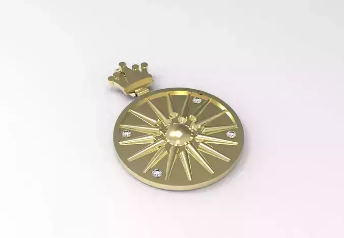 Vergina Sun  Macedonian Star Gold