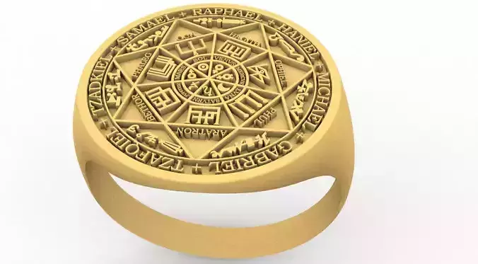 SEVEN ARCHANGELS RING ANILLO SIETE ARCANGELES