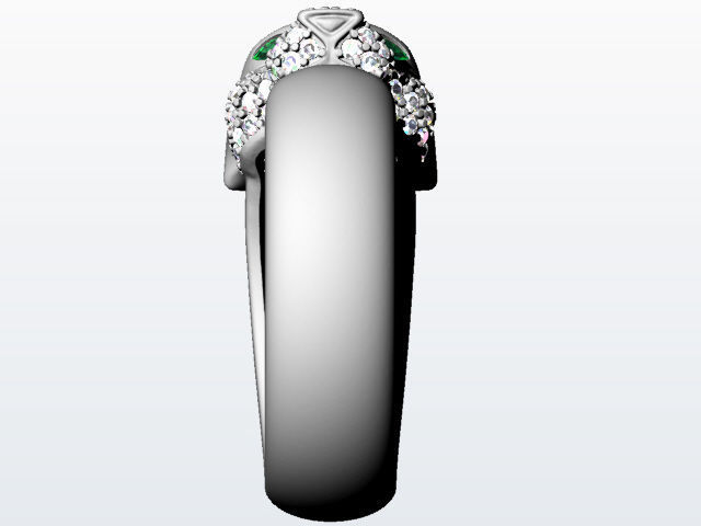 PANTHERE RING ANILLO PANTERA 3D print model_3