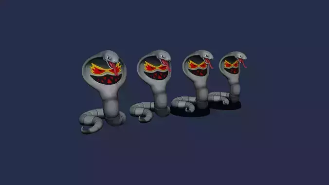 DARK ARBOK POKEMON AND CARD ARBOK 3D print model