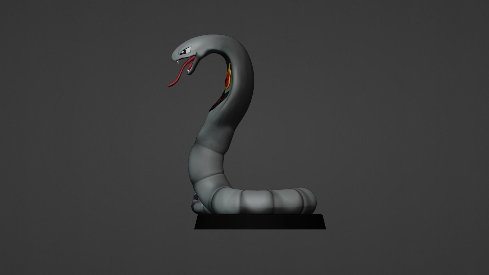 DARK ARBOK POKEMON AND CARD ARBOK 3D print model_4