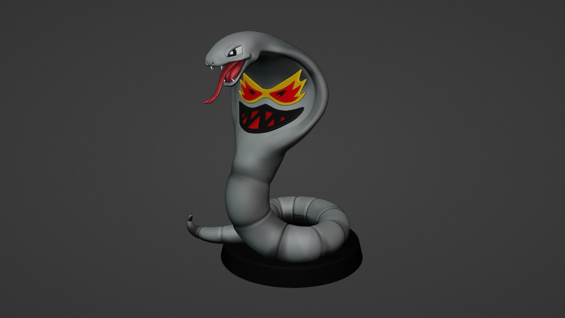 DARK ARBOK POKEMON AND CARD ARBOK 3D print model_6