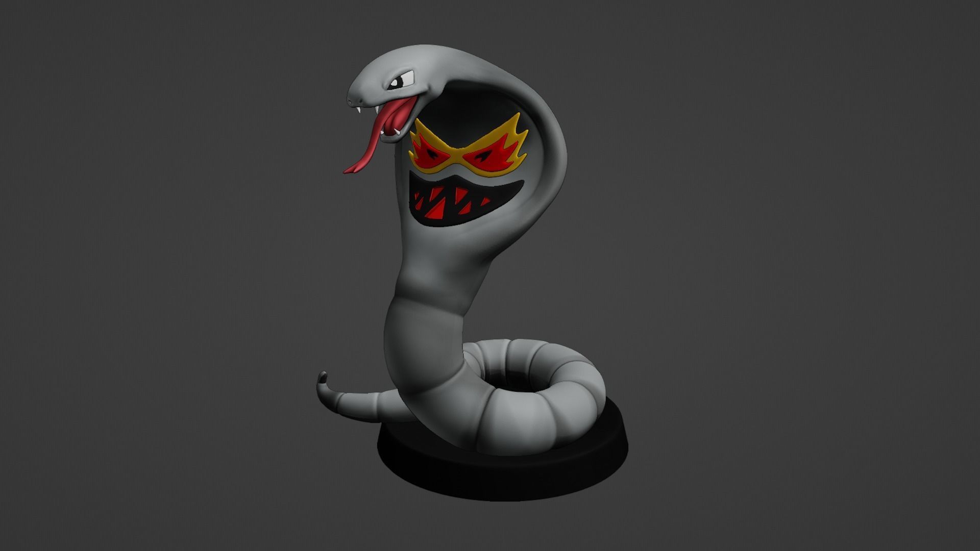 DARK ARBOK POKEMON AND CARD ARBOK 3D print model_3
