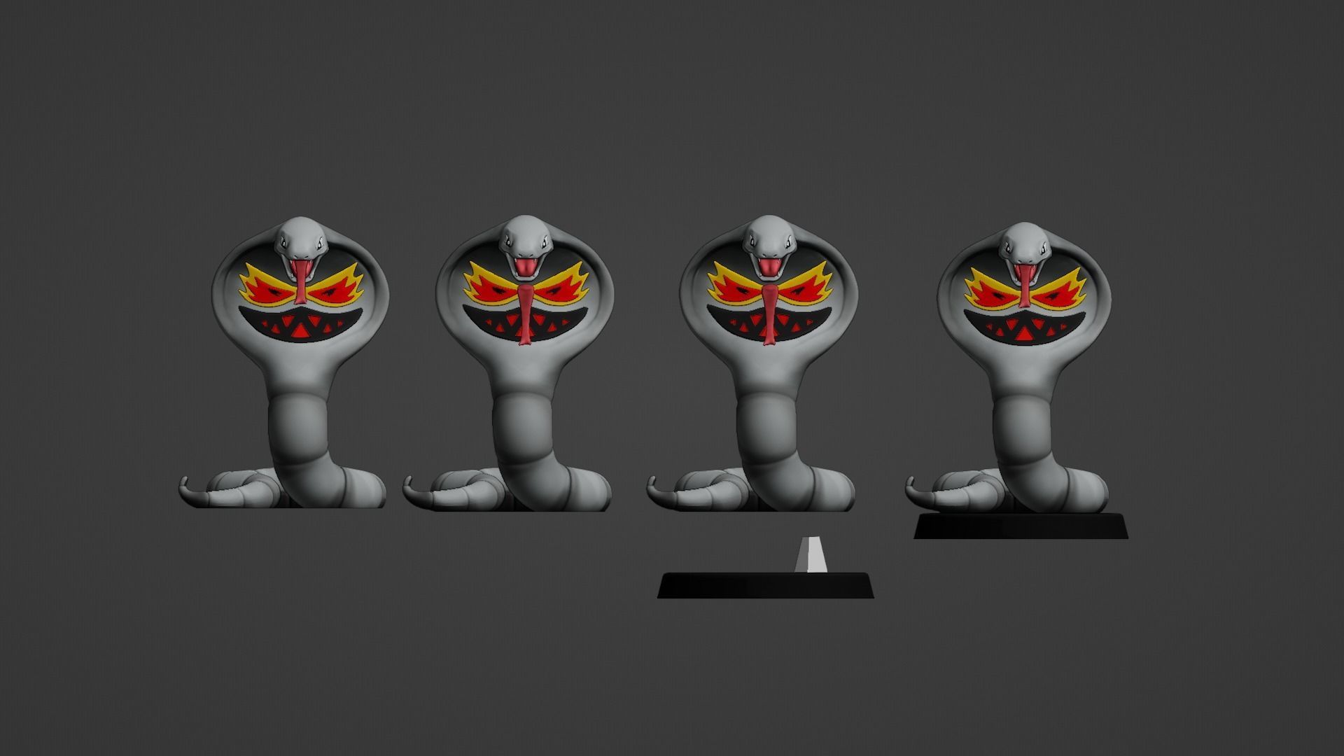 DARK ARBOK POKEMON AND CARD ARBOK 3D print model_7