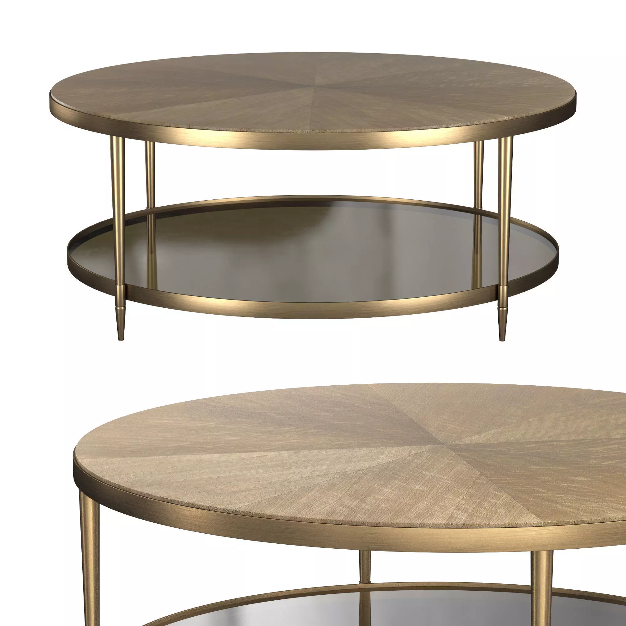 OBERON COCKTAIL TABLE 3D model