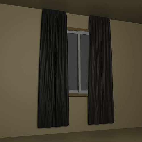 curtain 3D model