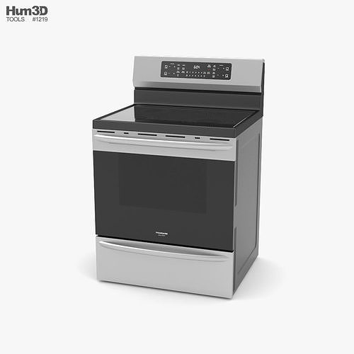 Frigidaire Gallery 30 inch Freestanding Induction Range 3D model CGTrader