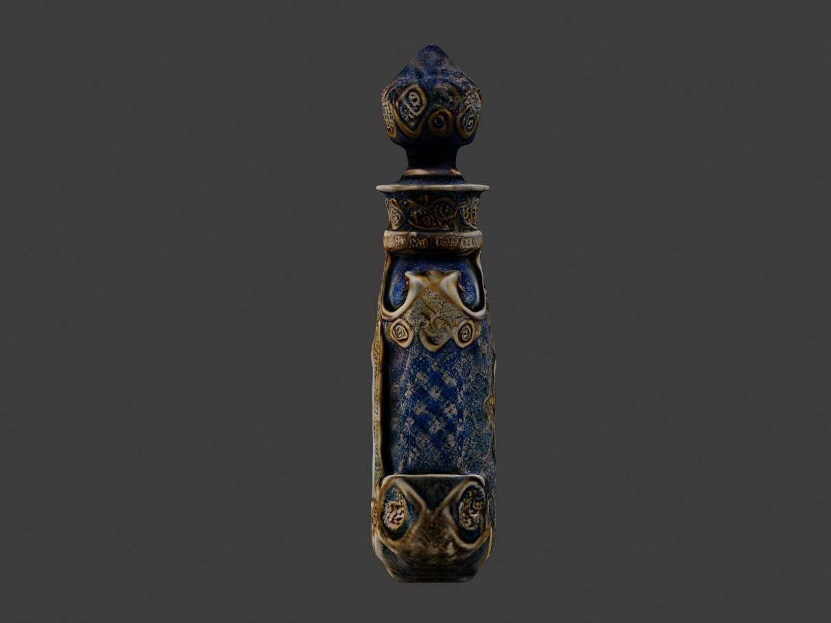 Realistic high quality Victorian Perfume Bottle - Perfume 3D model_10