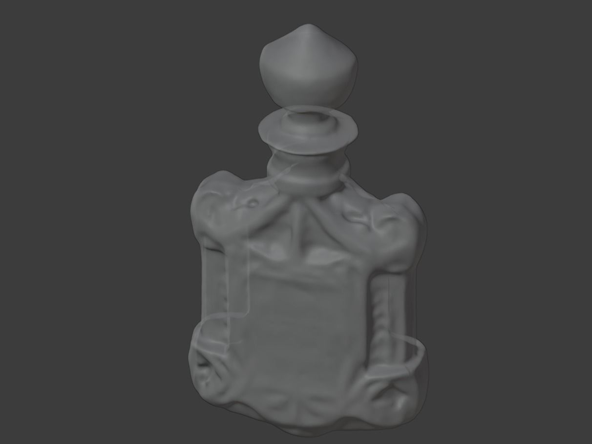 Realistic high quality Victorian Perfume Bottle - Perfume 3D model_5