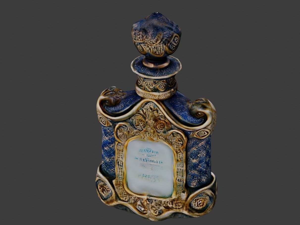 Realistic high quality Victorian Perfume Bottle - Perfume 3D model_8