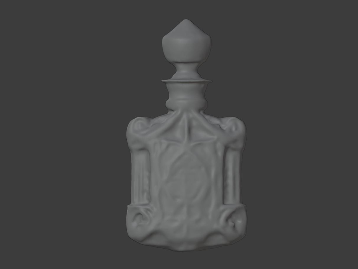 Realistic high quality Victorian Perfume Bottle - Perfume 3D model_4
