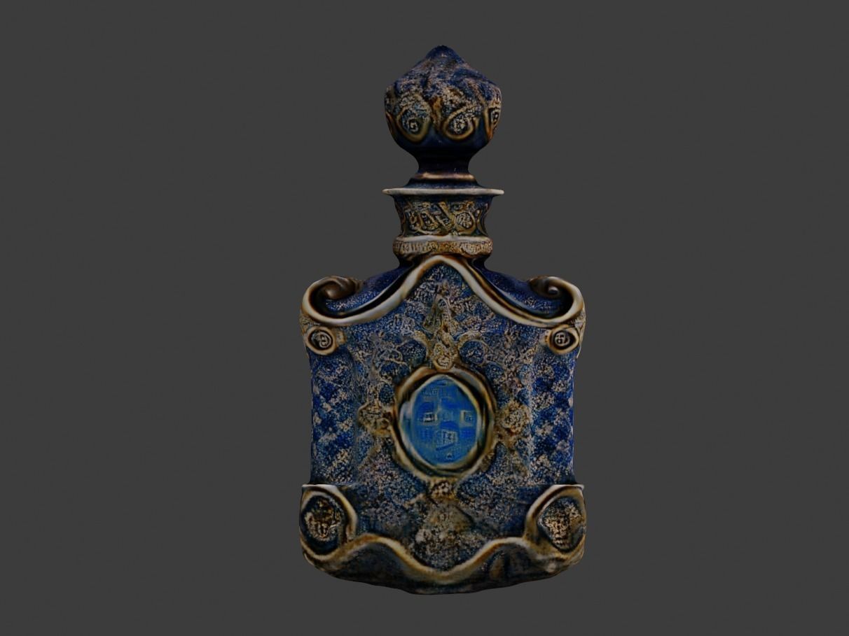Realistic high quality Victorian Perfume Bottle - Perfume 3D model_11