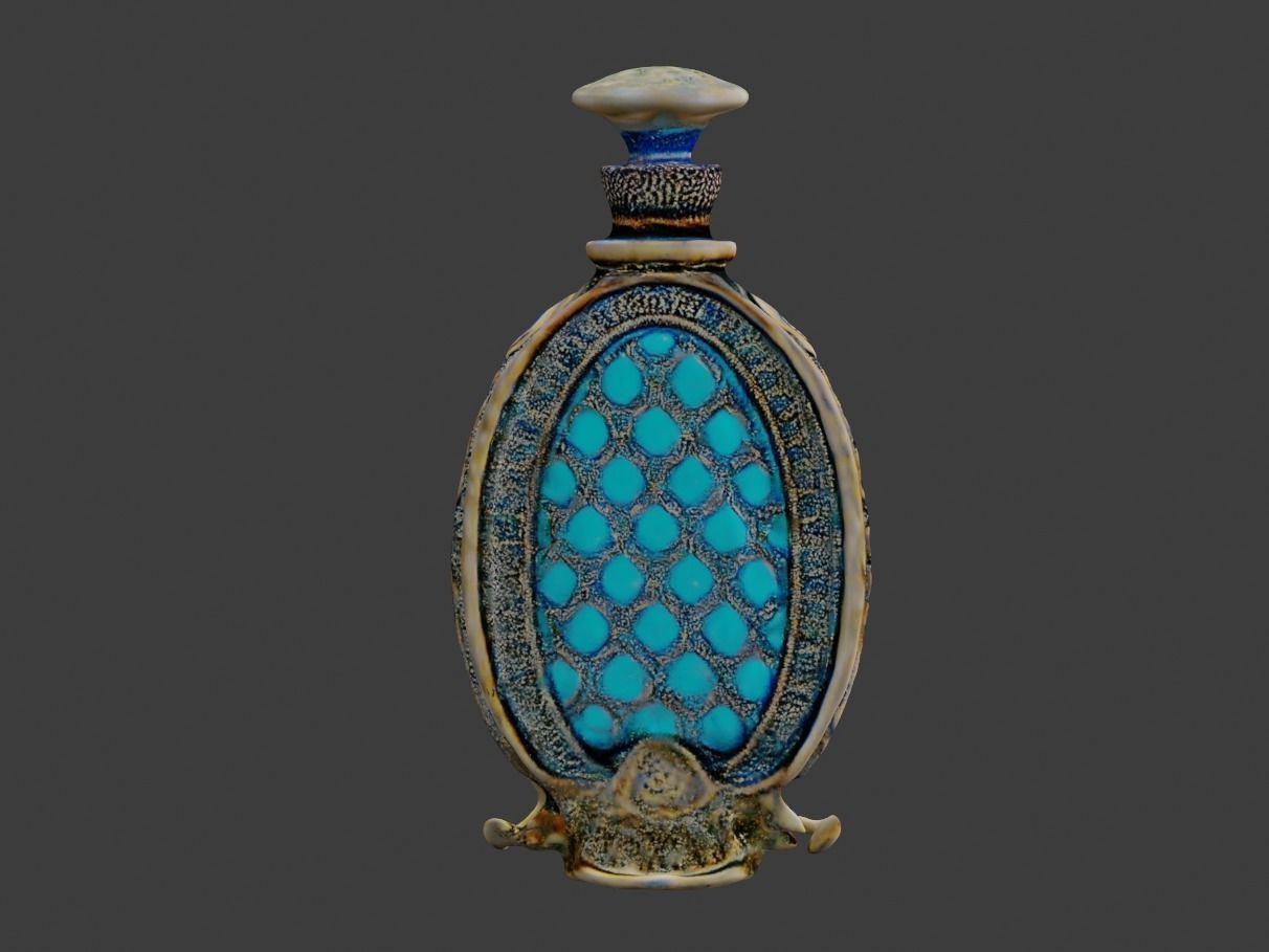 Realistic high quality Victorian Perfume Bottle - Perfume 3D model_11