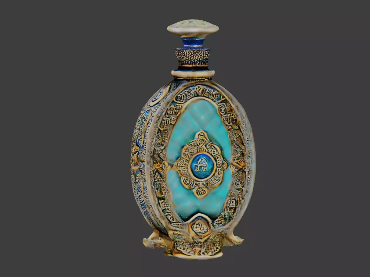 Realistic high quality Victorian Perfume Bottle - Perfume 3D model_0