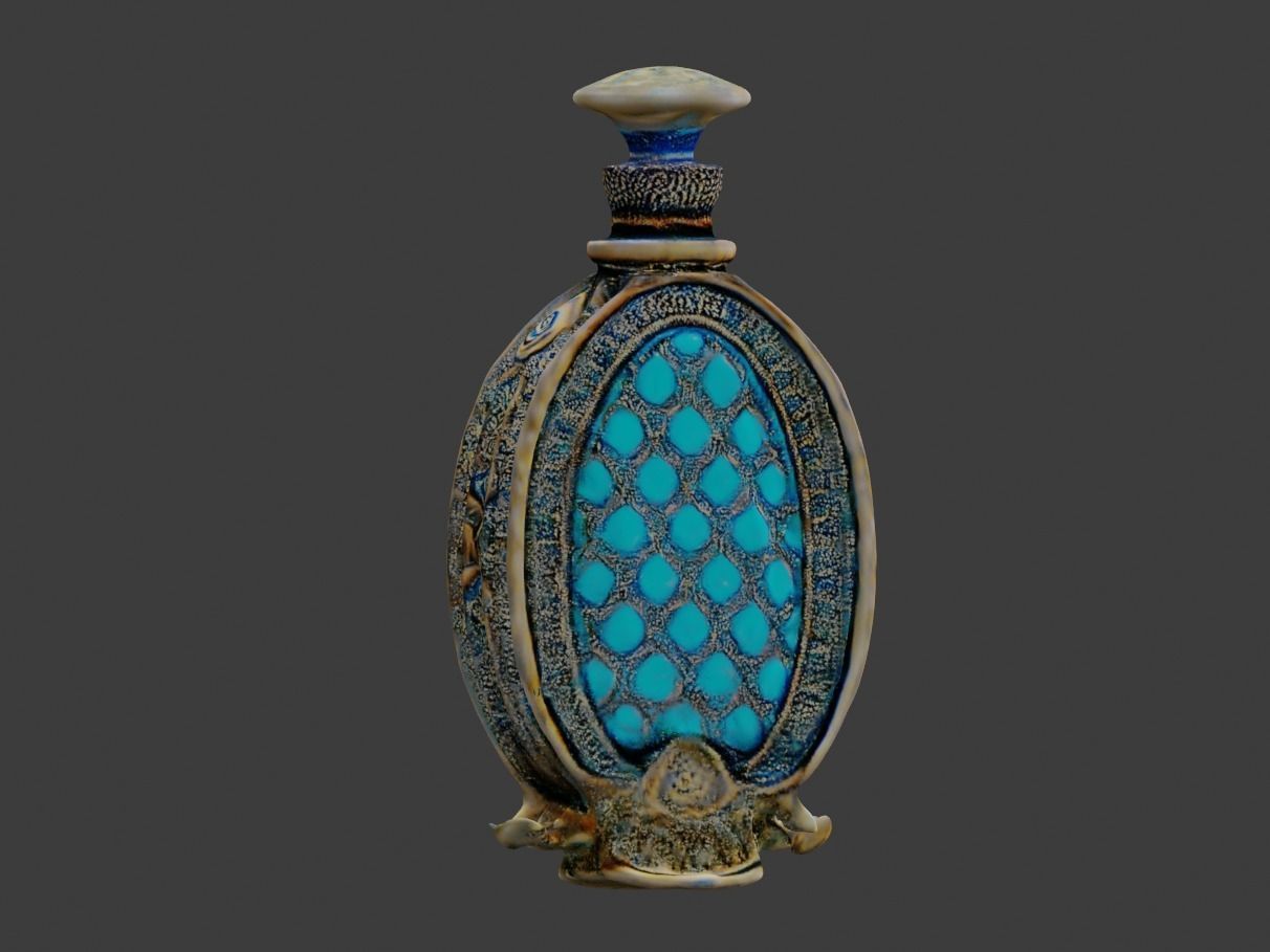 Realistic high quality Victorian Perfume Bottle - Perfume 3D model_12