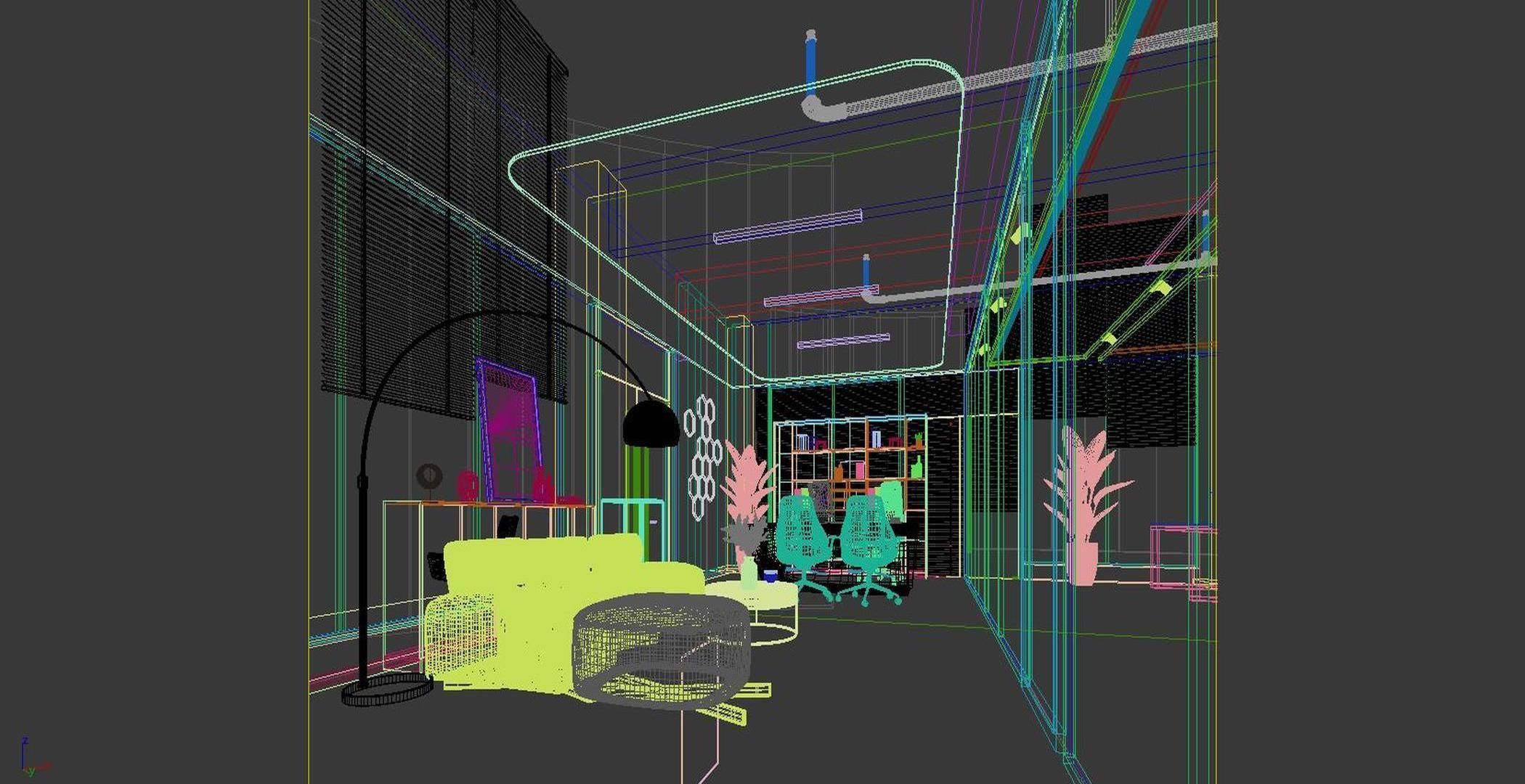 Manager Office Modern 3D model_6