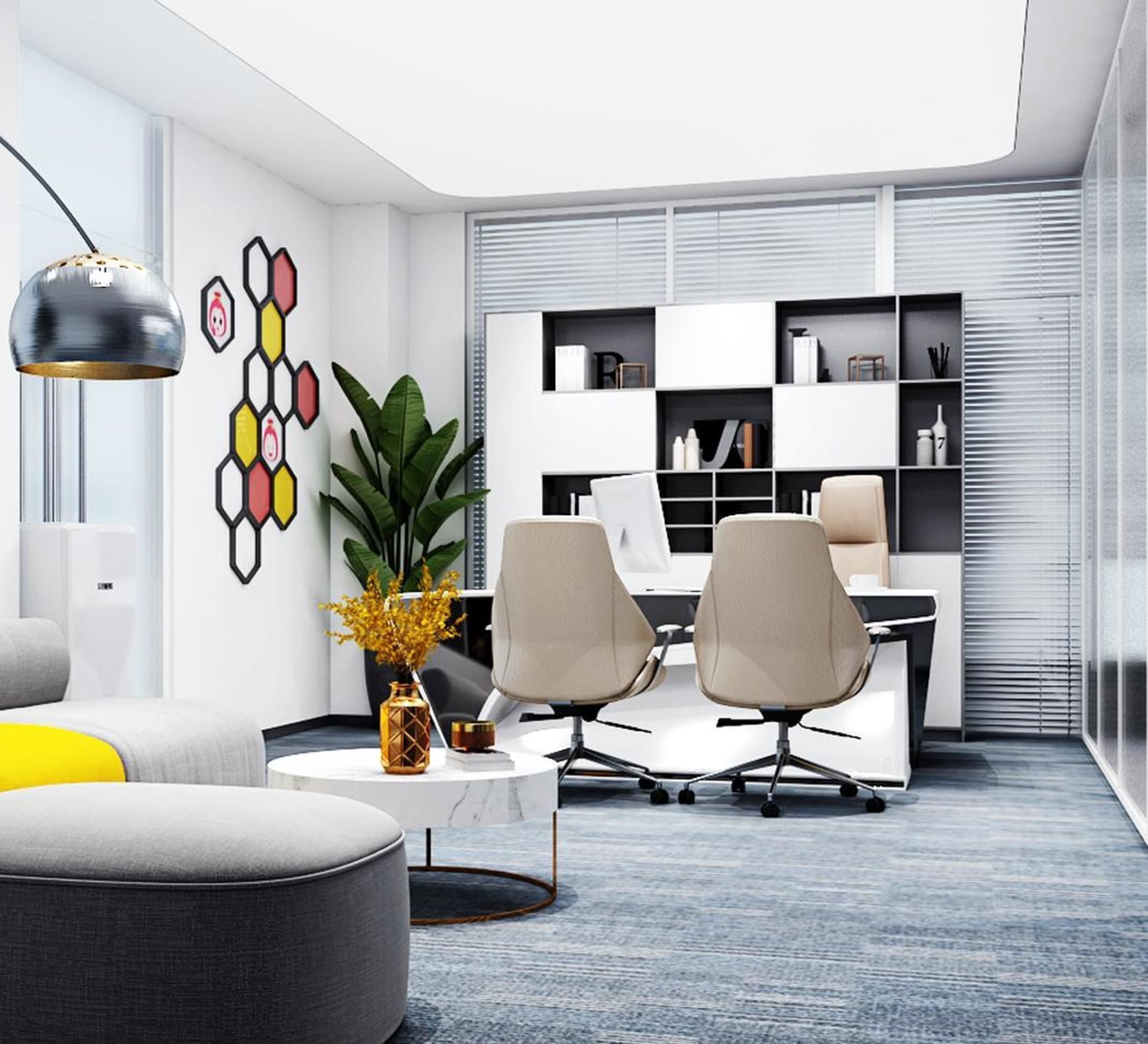 Manager Office Modern 3D model_3