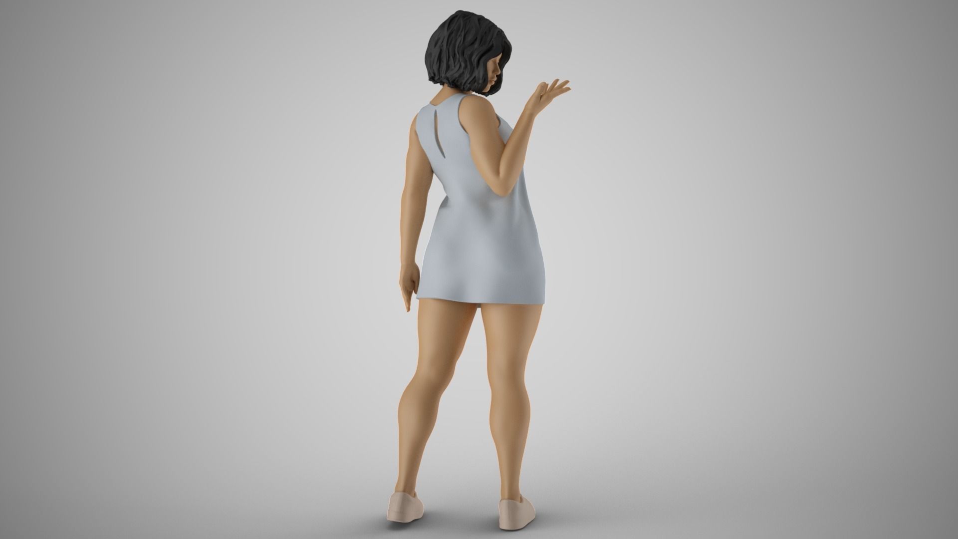 City Girl 3 3D print model_7