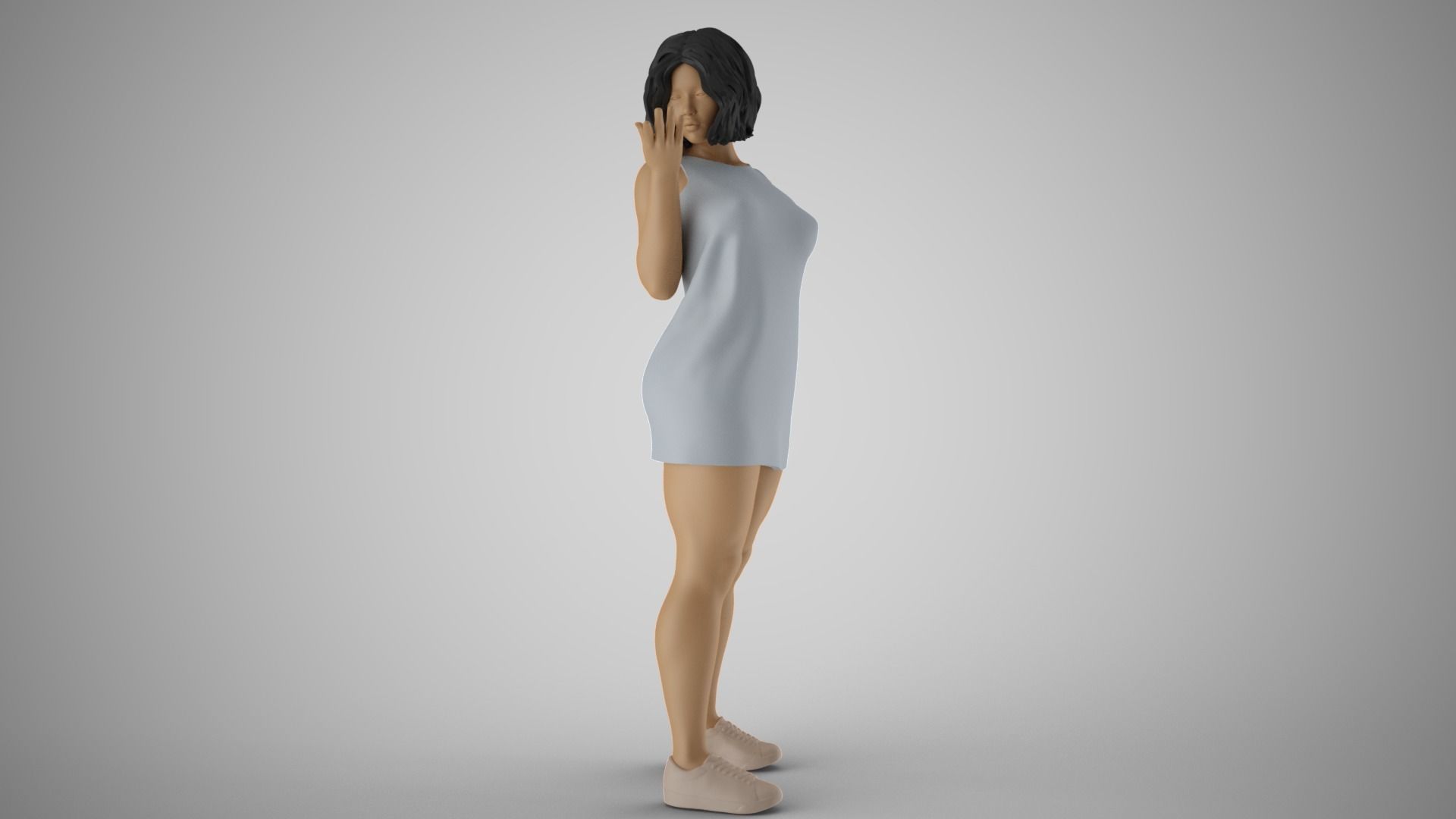 City Girl 3 3D print model_11