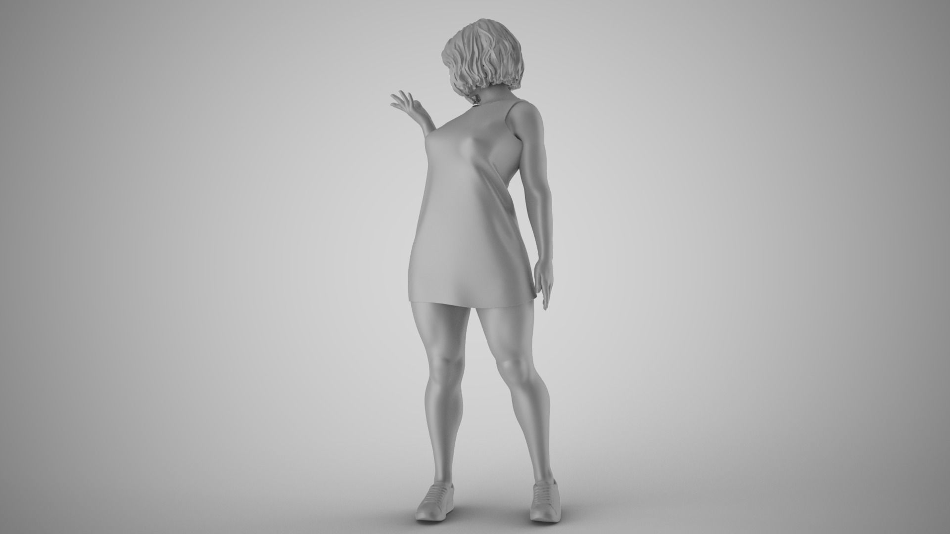 City Girl 3 3D print model_2