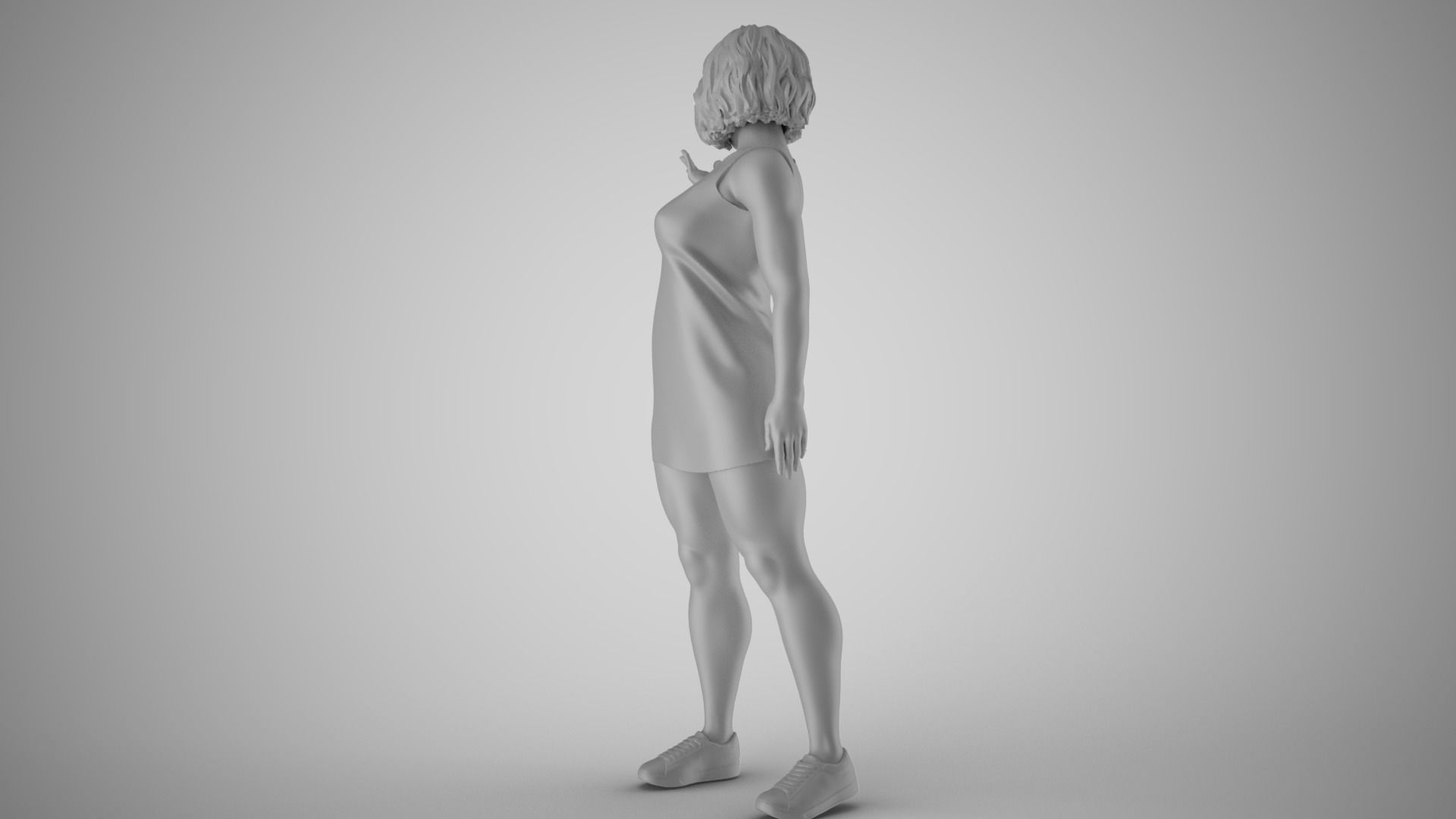 City Girl 3 3D print model_1