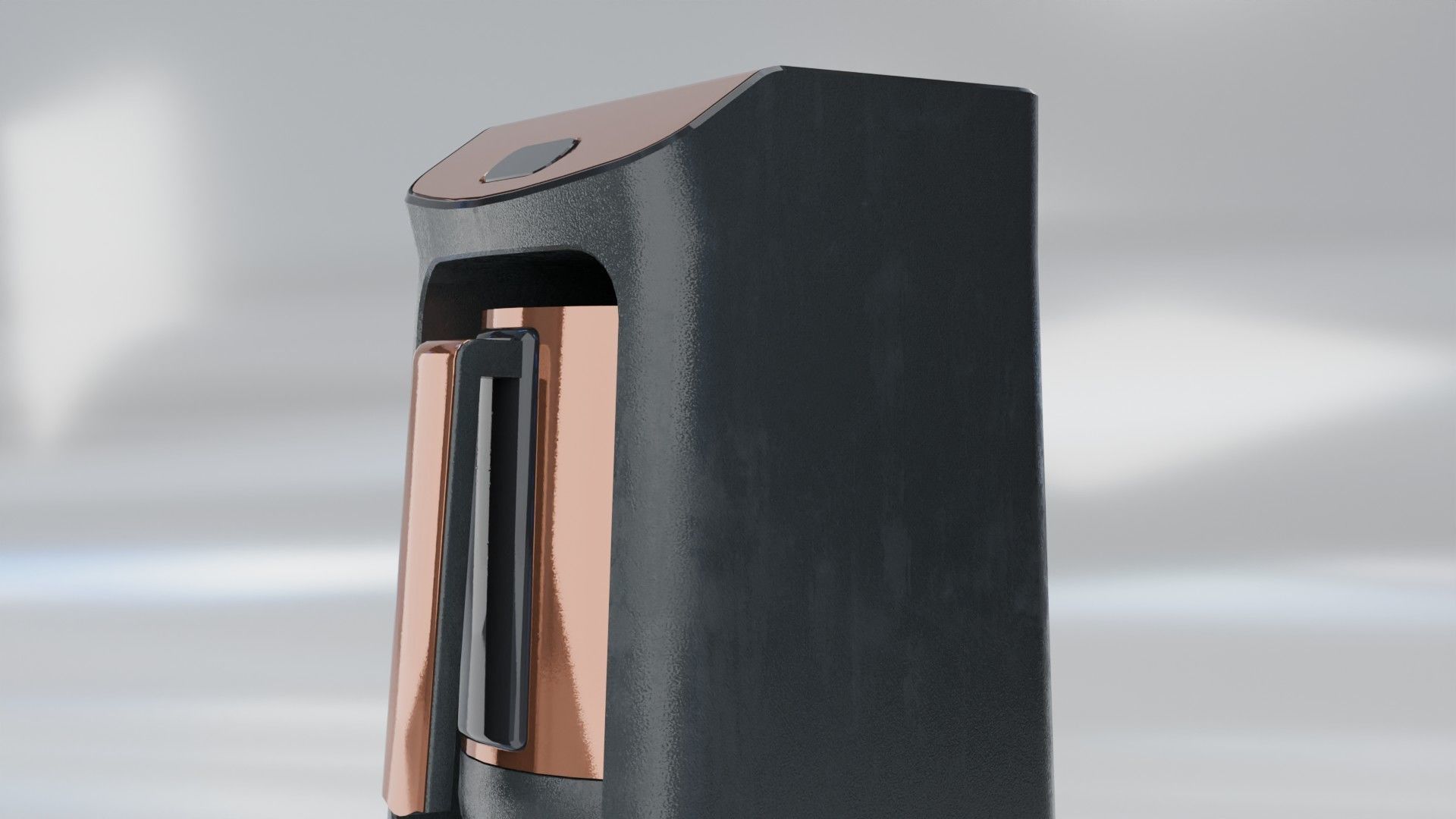 coffeemachine Low-poly 3D model_10