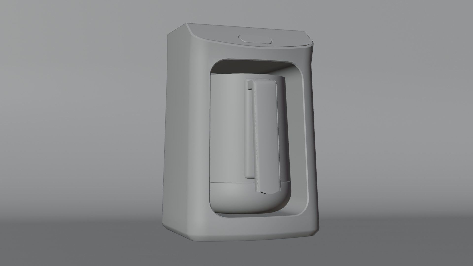 coffeemachine Low-poly 3D model_18