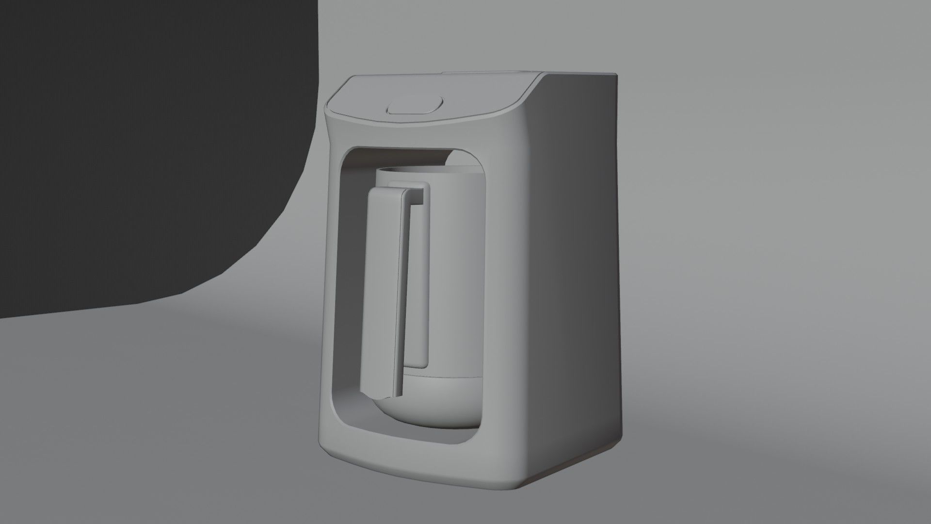 coffeemachine Low-poly 3D model_12