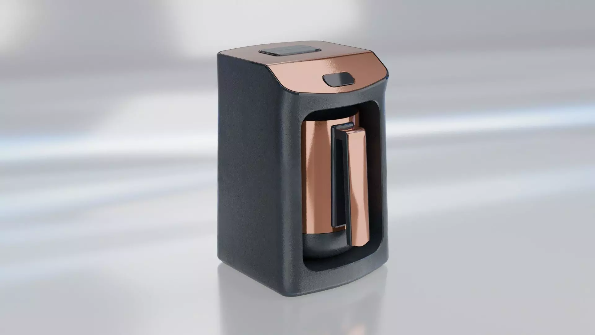 coffeemachine Low-poly 3D model_0