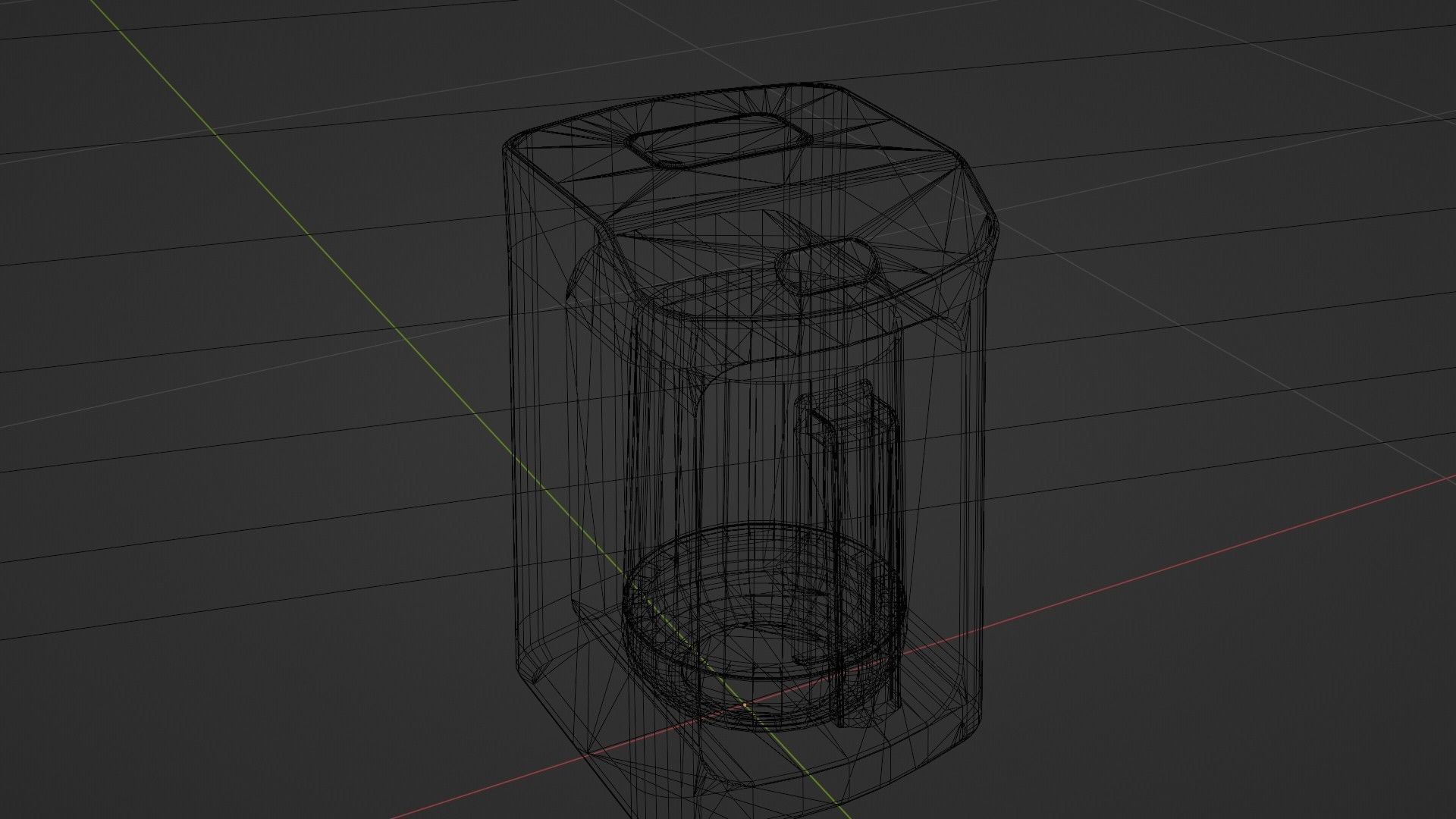 coffeemachine Low-poly 3D model_17