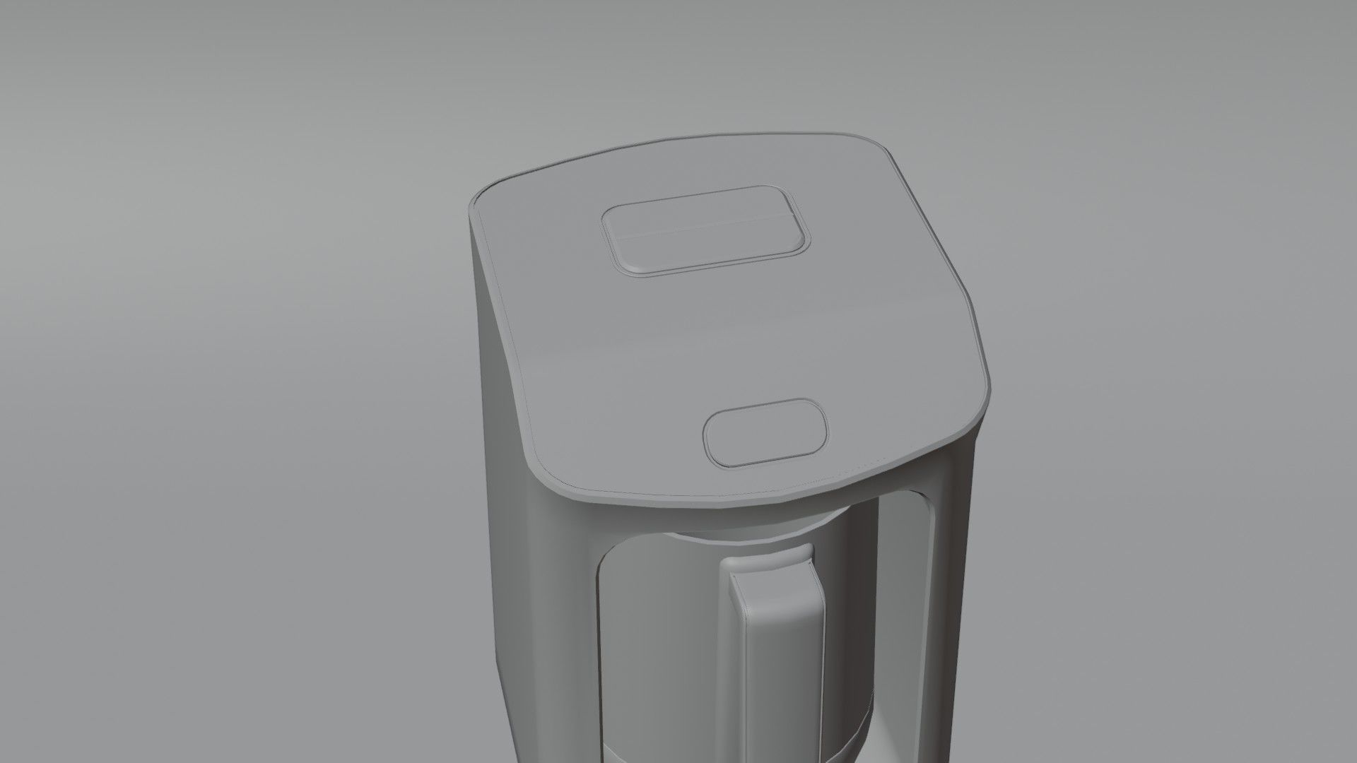 coffeemachine Low-poly 3D model_13