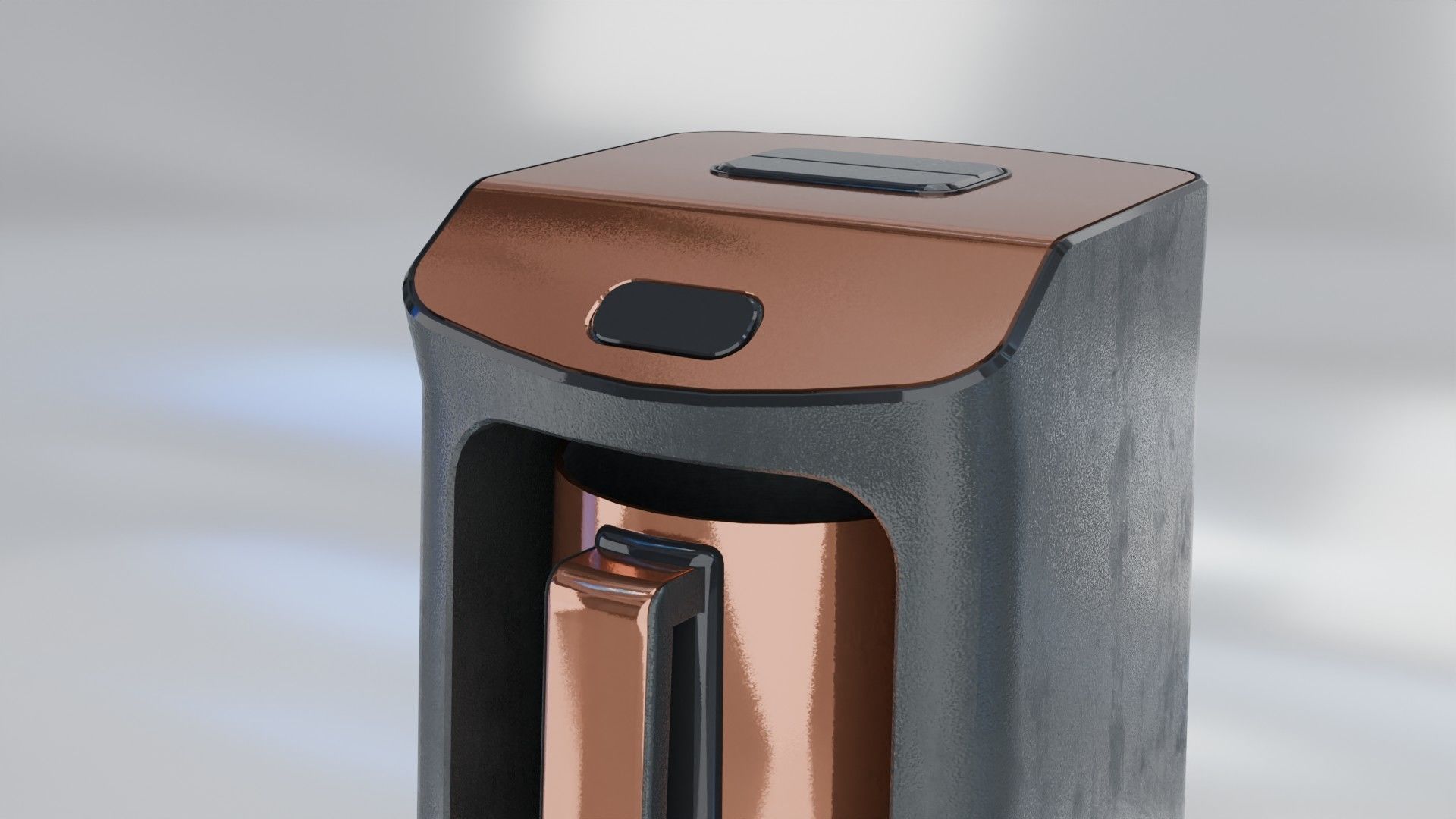 coffeemachine Low-poly 3D model_6