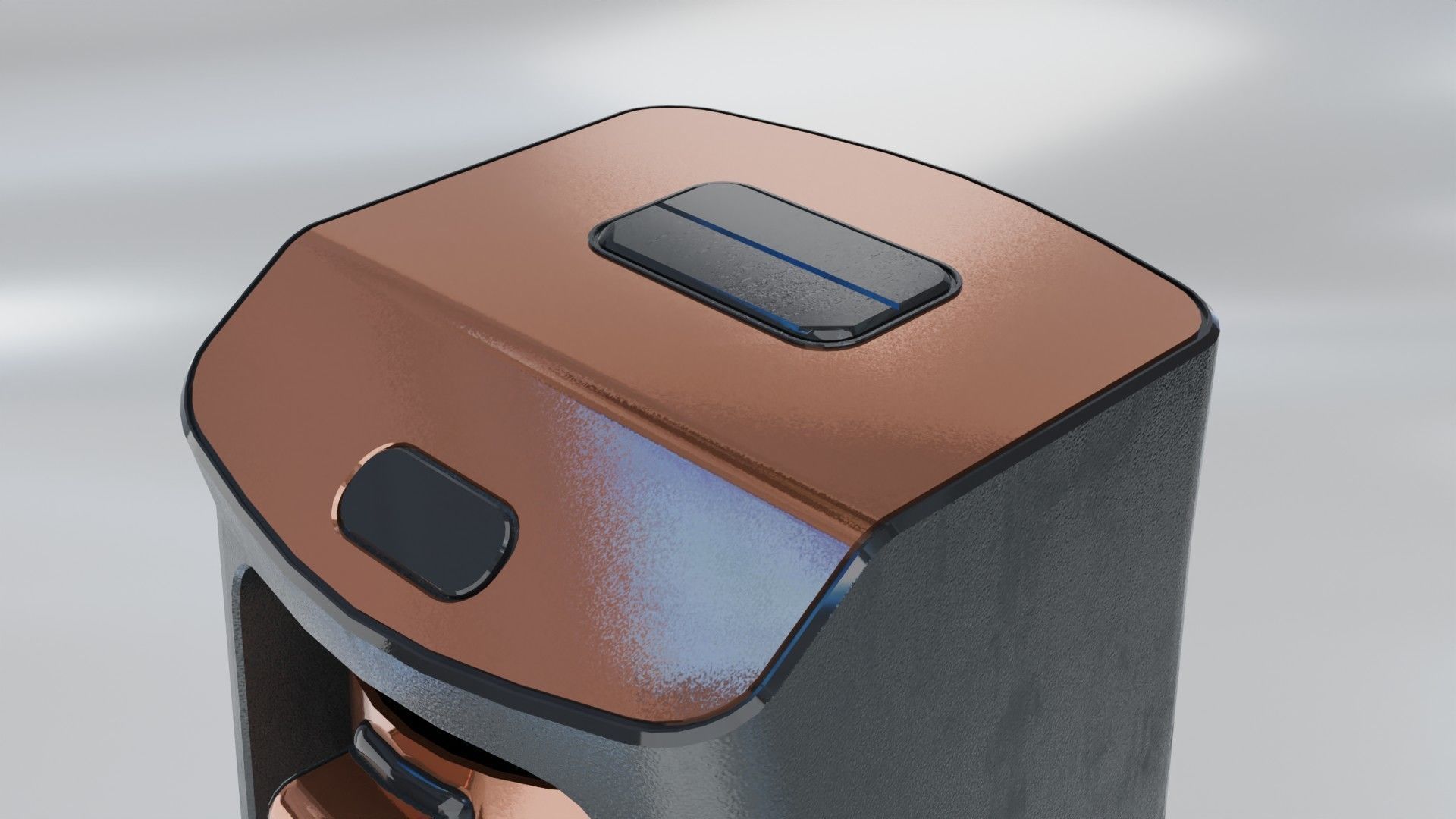 coffeemachine Low-poly 3D model_5