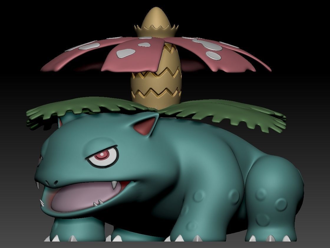 Venusaur 3D print model_3